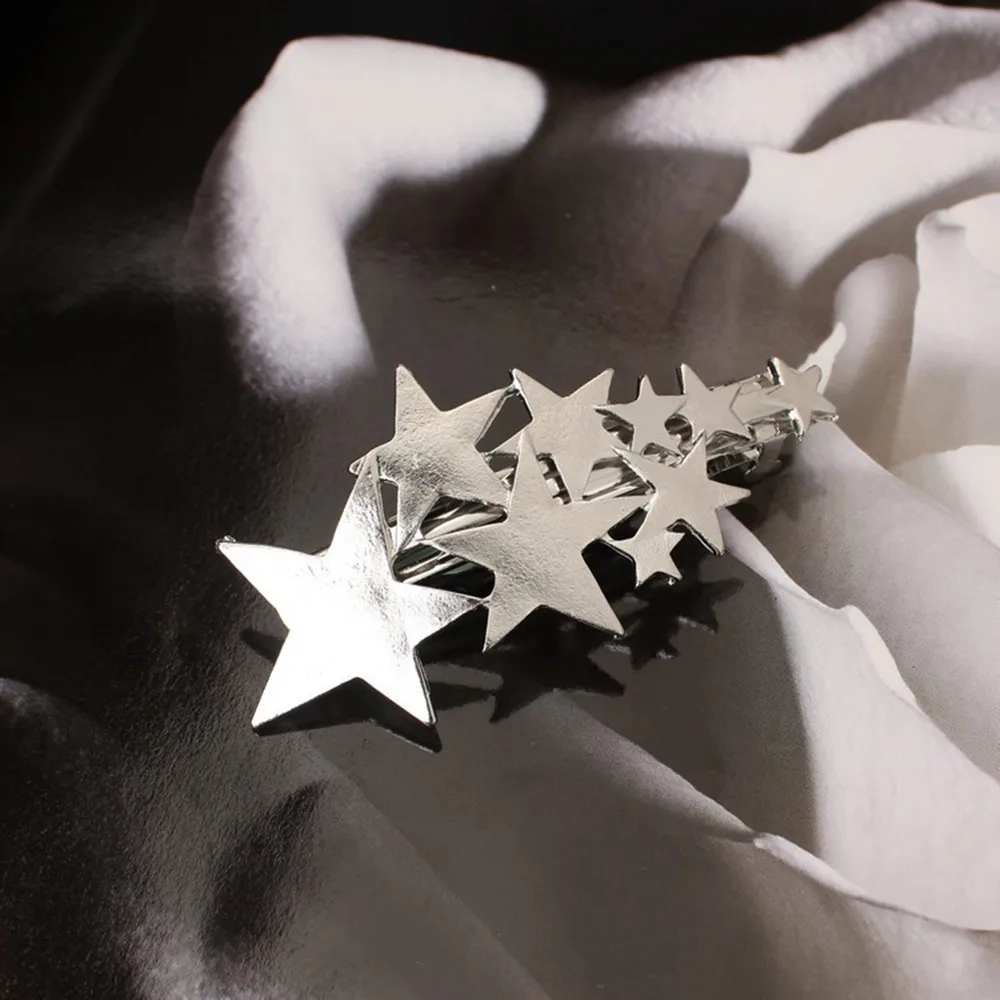 Korean Barrette New Hair Clips Fashion Star Alloy Hair Clip Headwear Ornament Girls Cute Hairpin Hair Accessories Gift Hair Tool
Korean Barrette New Hair Clips Fashion Star Alloy Hair Clip Headwear Ornament Girls Cute Hairpin Hair Accessories Gift Hair Tool