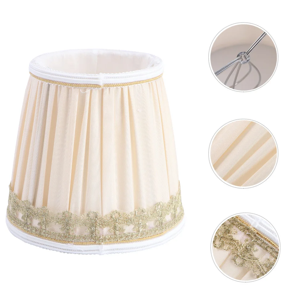 1Pc European Style Lampshade Chic Light Cover Cloth Art Light Shade Light Yellow
1Pc European Style Lampshade Chic Light Cover Cloth Art Light Shade Light Yellow