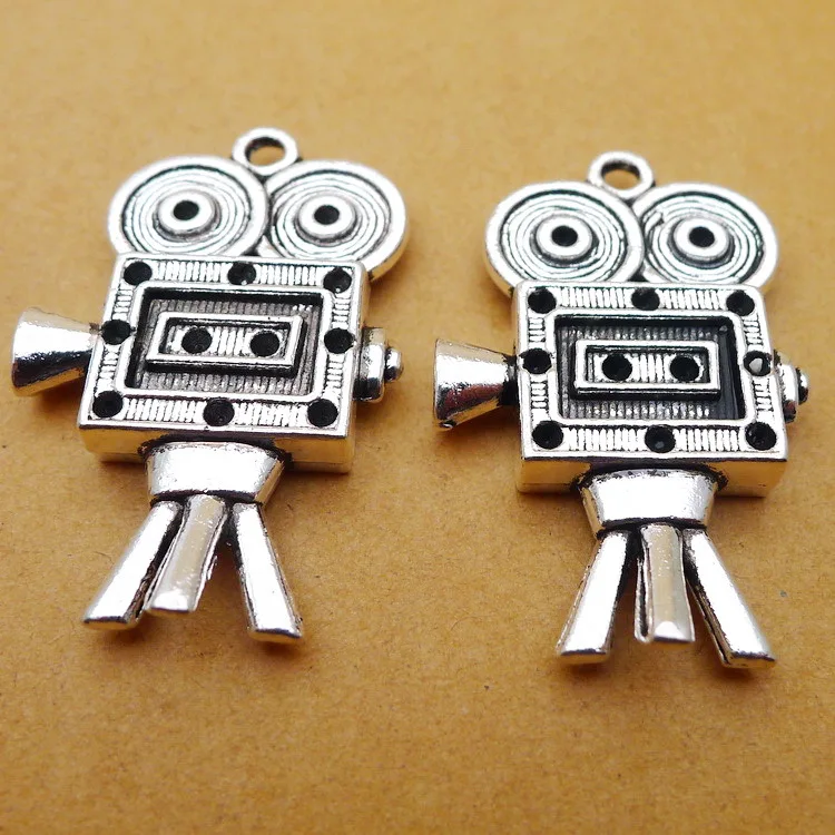 4pcs/Lot 25x39mm Movie Projector Charms Antique Silver Color Pendants for DIY Jewelry Making Charm
4pcs/Lot 25x39mm Movie Projector Charms Antique Silver Color Pendants for DIY Jewelry Making Charm