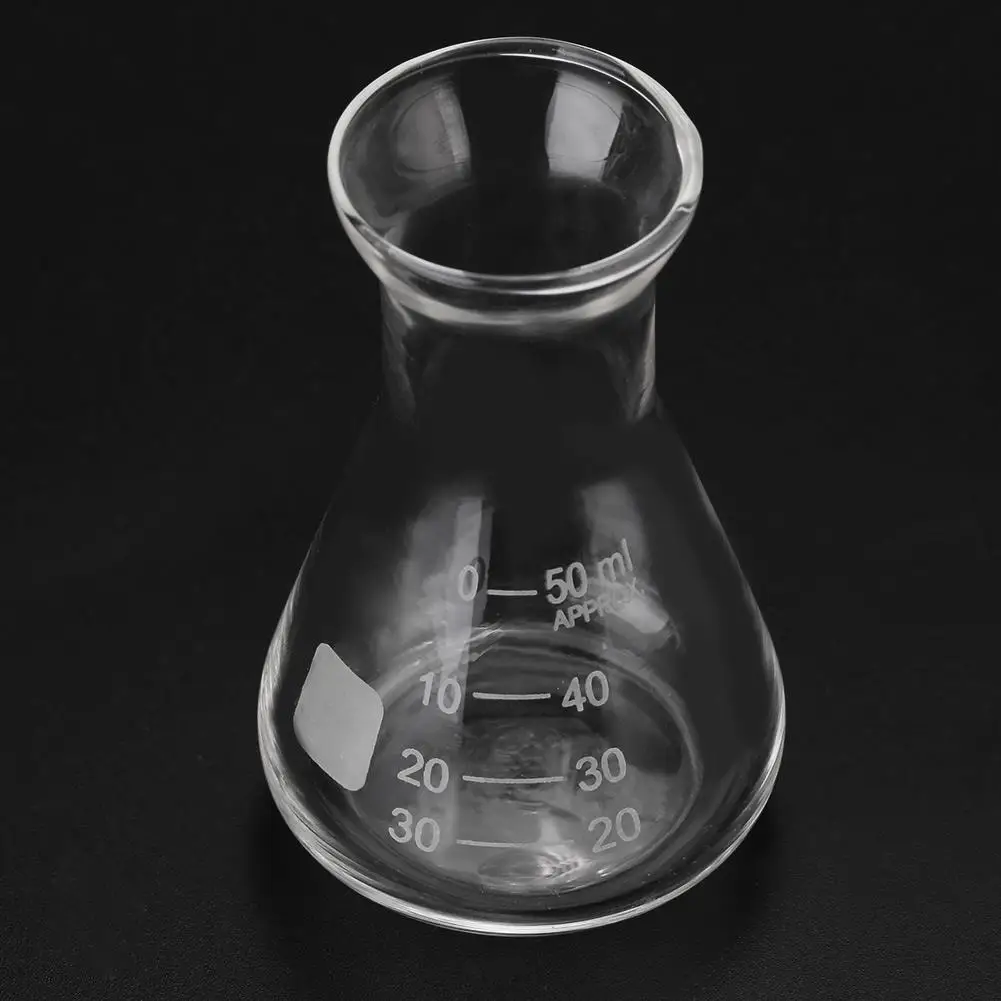 50ml-500ml Transparent Lab Conical Flask Glass Scientific Erlenmeyer Flask Safe Glassware Laboratory School Research Supply
50ml-500ml Transparent Lab Conical Flask Glass Scientific Erlenmeyer Flask Safe Glassware Laboratory School Research Supply