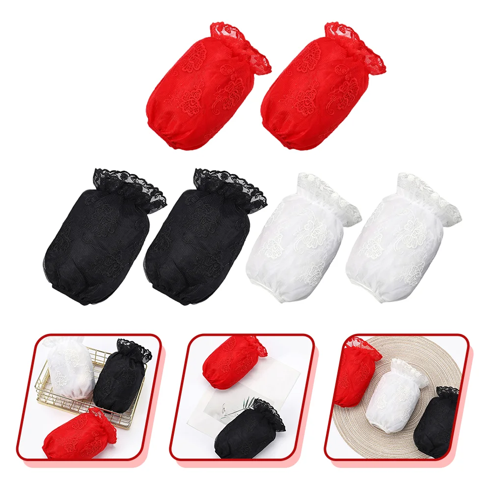 3 пары, кружевные защитные чехлы с вышивкой
3 пары, кружевные защитные чехлы с вышивкой