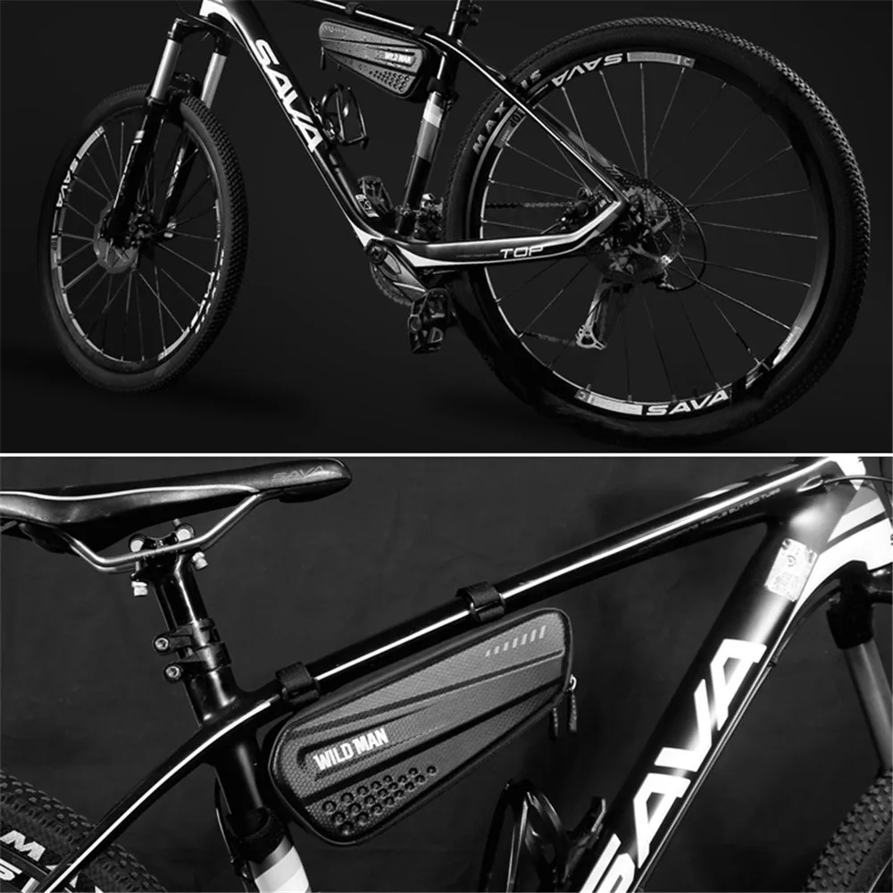 WILD MAN Bicycle Bag Hard Shell Double Zipper Triangle Bag Bike Front Beam Bag Bike Bag Riding Equipment Cycling Accessories
WILD MAN Bicycle Bag Hard Shell Double Zipper Triangle Bag Bike Front Beam Bag Bike Bag Riding Equipment Cycling Accessories