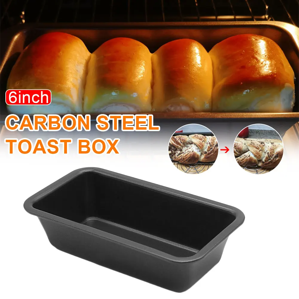 6inch Loaf Pan Rectangle Toast Bread Mold Cake Strong Durability Loaf Pastry Baking Bakeware Diy Non Stick Pan Baking Supplies
6inch Loaf Pan Rectangle Toast Bread Mold Cake Strong Durability Loaf Pastry Baking Bakeware Diy Non Stick Pan Baking Supplies