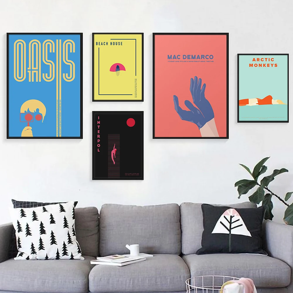 Band Lyrics Poster Modern Minimal Colorful Illustration Wall Art Canvas Painting Nordic Abstract Prints For Living Room Decor
Band Lyrics Poster Modern Minimal Colorful Illustration Wall Art Canvas Painting Nordic Abstract Prints For Living Room Decor