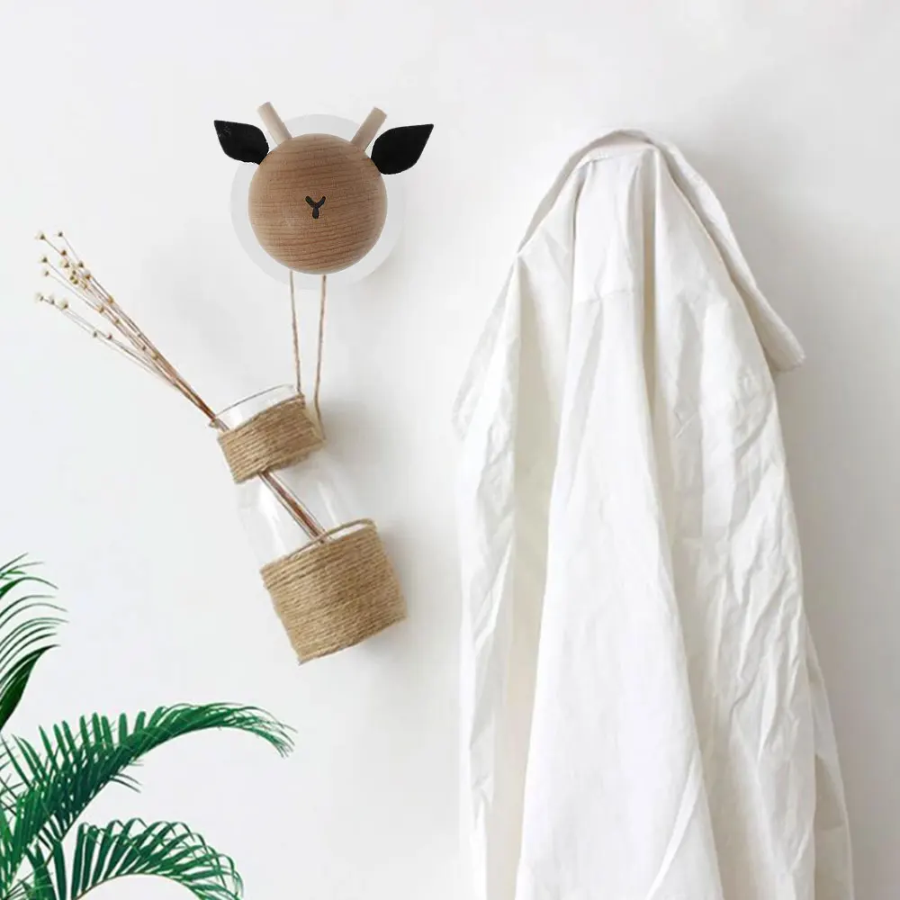 1Pc Creative Animal Wall Hook Punch-Free Children's Room Towels Clothes Hanger Rack Hanger Wall Mounted Wood Animal Hooks
1Pc Creative Animal Wall Hook Punch-Free Children's Room Towels Clothes Hanger Rack Hanger Wall Mounted Wood Animal Hooks