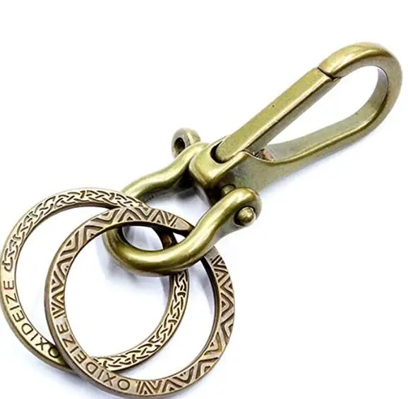 Vintage Collectable Retro Brass Key Hooks Keychain Quick-opening Belt Hook Mens Gift
Vintage Collectable Retro Brass Key Hooks Keychain Quick-opening Belt Hook Mens Gift