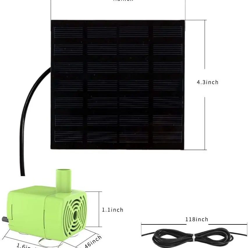 Floating Solar Fountain Garden Water Fountain Pool Pond Decoration Solar Panel Powered Fountain Water Pump Garden Decoration
Floating Solar Fountain Garden Water Fountain Pool Pond Decoration Solar Panel Powered Fountain Water Pump Garden Decoration
