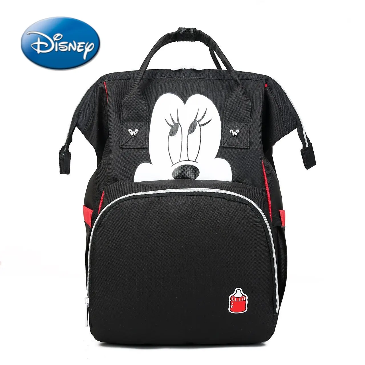 New Disney cartoon Mickey woman backpack fashion mommy bag large-capacity backpack milk bottle insulation ready-to-produce bag
New Disney cartoon Mickey woman backpack fashion mommy bag large-capacity backpack milk bottle insulation ready-to-produce bag