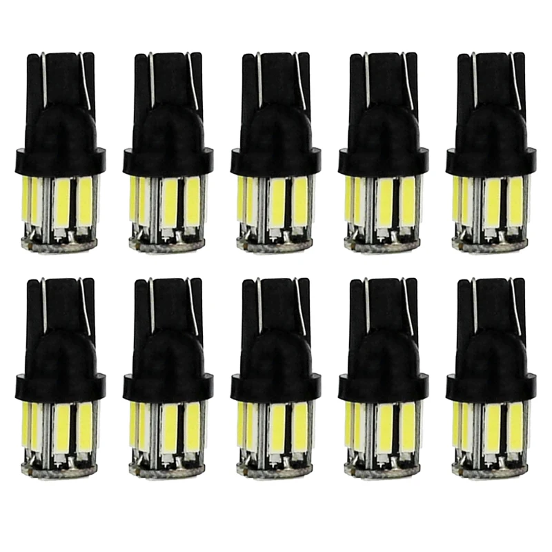 300 шт., белые светодиодсветодиодный лампы T10/194/168/921 W5W 7020 10-SMD для внутреннего освещения автомобиля, сменные огни, подсветка номерного знака, п...
300 шт., белые светодиодсветодиодный лампы T10/194/168/921 W5W 7020 10-SMD для внутреннего освещения автомобиля, сменные огни, подсветка номерного знака, п...