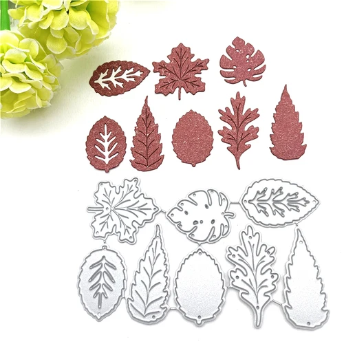 8Pcs DIY Leaf Metal Cutting Dies Stencil Die Cut Scrapbooking album christmas Craft DIY Stamps and dies 2021 New cutting dies
8Pcs DIY Leaf Metal Cutting Dies Stencil Die Cut Scrapbooking album christmas Craft DIY Stamps and dies 2021 New cutting dies