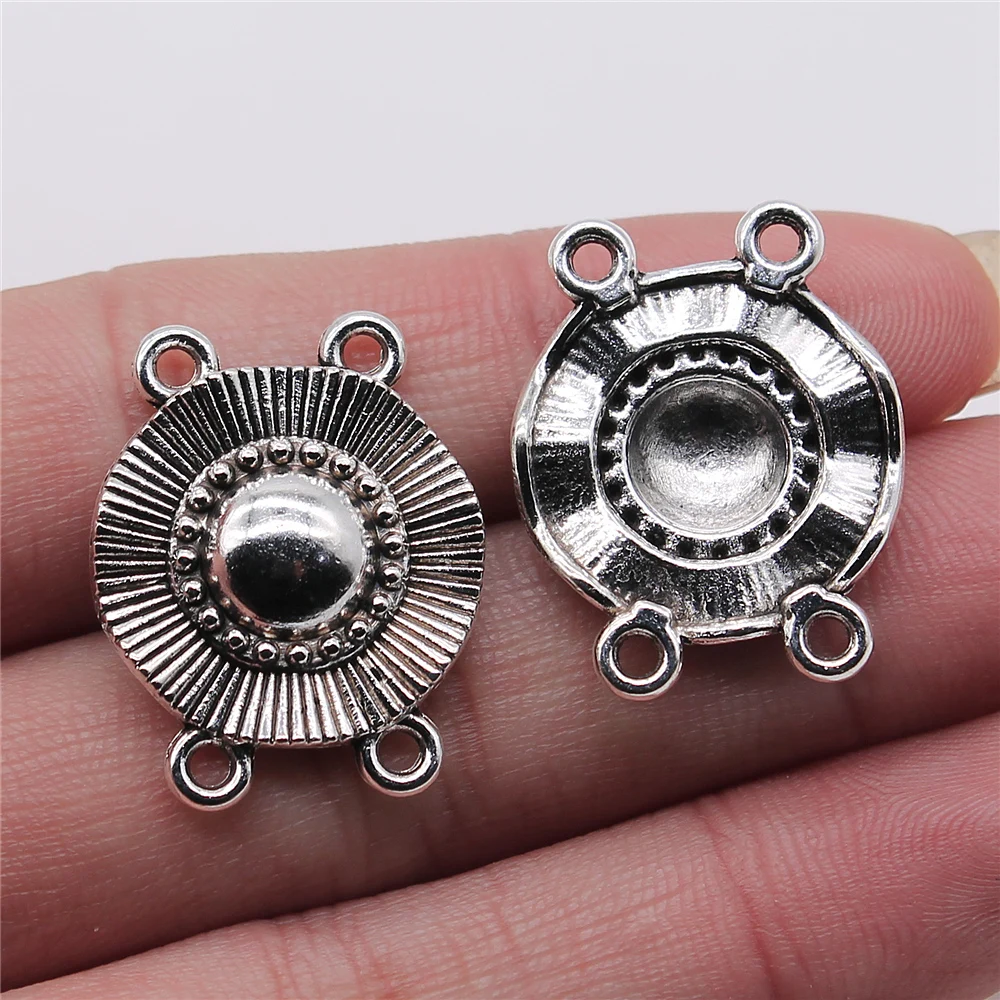 5pcs Body Chain Flower Porous Connectors Charms Antique Silver Color 21x26mm DIY Necklace Making Accessoreis
5pcs Body Chain Flower Porous Connectors Charms Antique Silver Color 21x26mm DIY Necklace Making Accessoreis