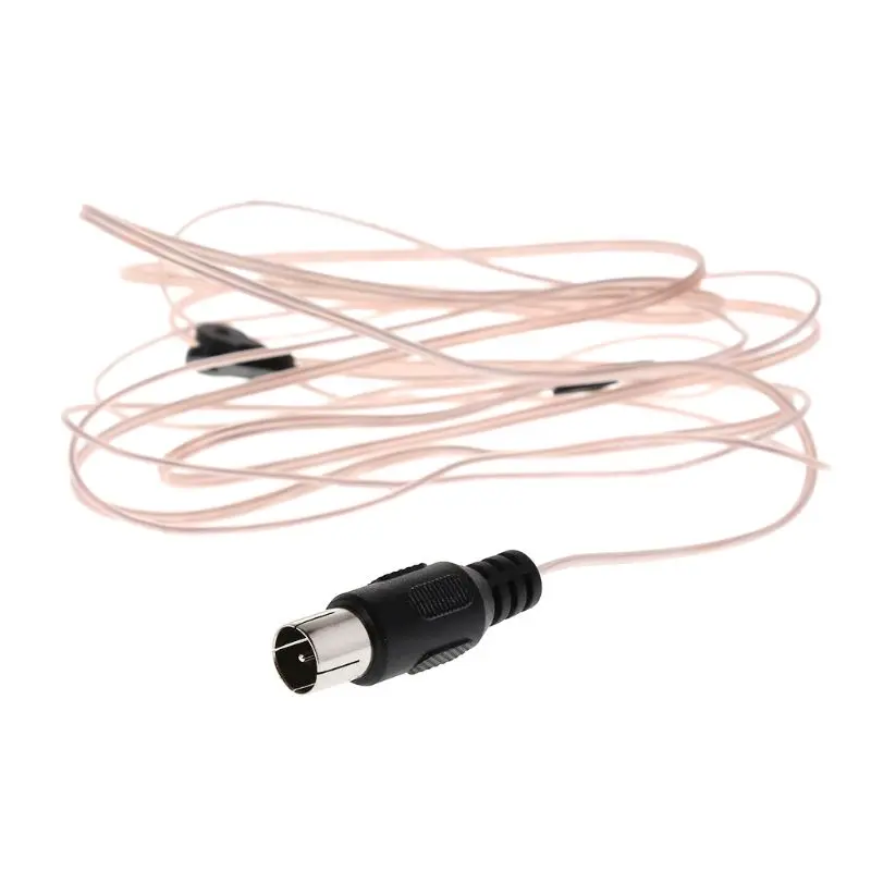 Dipole Radio Antenna Aerial FM Signal Receiver Male Connector TV Adapter Tuner Card Amplifier Home Indoor
Dipole Radio Antenna Aerial FM Signal Receiver Male Connector TV Adapter Tuner Card Amplifier Home Indoor