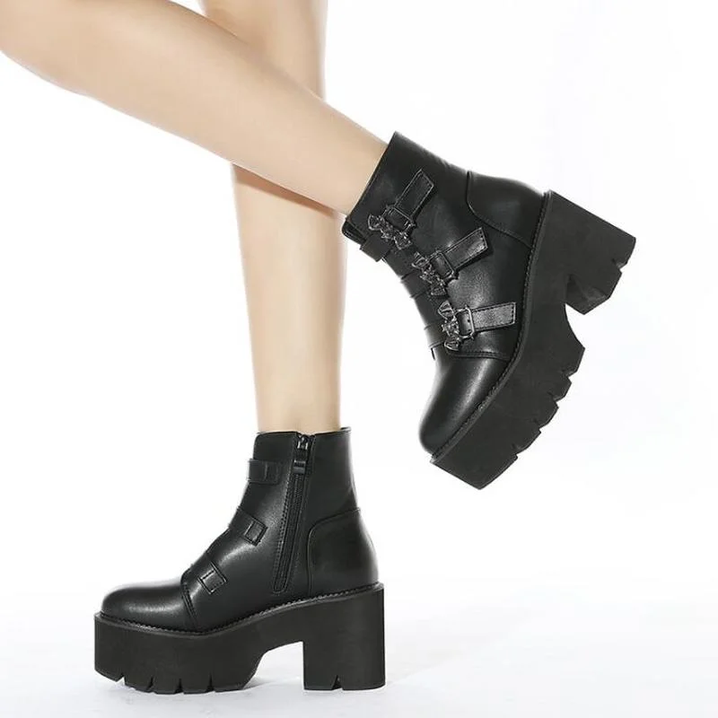 Demonia boots platform shoes Big sizes 43 Platform High Heels Cosplay Fashionable Autumn Winter Wedges Shoes Ankle Boots Women
Demonia boots platform shoes Big sizes 43 Platform High Heels Cosplay Fashionable Autumn Winter Wedges Shoes Ankle Boots Women
