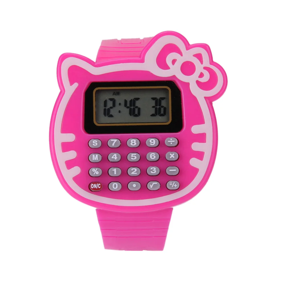 Детские цифровые часы для мальчиков и девочек силиконовые наручные с датой можно
