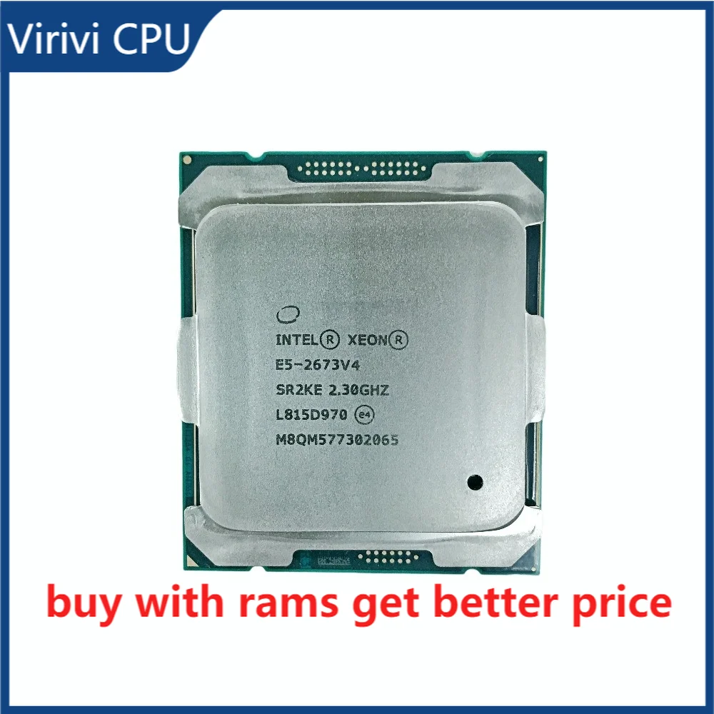 Original Intel Xeon OEM version E5 2673V4 CPU SR2KE 20-cores 2.30GHZ 50MB 14nm LGA2011-3 E5 2673 V4 processor E5-2673V4
Original Intel Xeon OEM version E5 2673V4 CPU SR2KE 20-cores 2.30GHZ 50MB 14nm LGA2011-3 E5 2673 V4 processor E5-2673V4