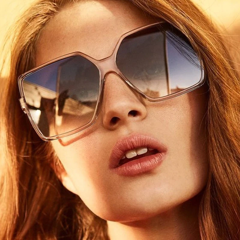 Retro Oversized Square Sunglasses Popular Ladies Luxury Brand Big Frame Ladies Sunglasses Black Fashion Gradient Female Glasses
Retro Oversized Square Sunglasses Popular Ladies Luxury Brand Big Frame Ladies Sunglasses Black Fashion Gradient Female Glasses