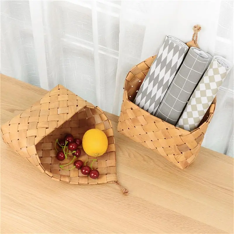 Garden hand-woven wood basket weaving storage basket Fruit and vegetable basket weaving basket Storage basket camping basket
Garden hand-woven wood basket weaving storage basket Fruit and vegetable basket weaving basket Storage basket camping basket