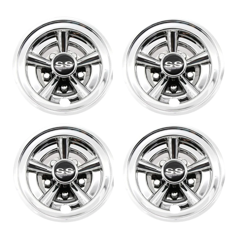 8Inch SS Golf Cart Wheel Covers, 5 Spoke Design Hub Cap for Golf Carts for Club Car, EZGO, Yamaha
8Inch SS Golf Cart Wheel Covers, 5 Spoke Design Hub Cap for Golf Carts for Club Car, EZGO, Yamaha