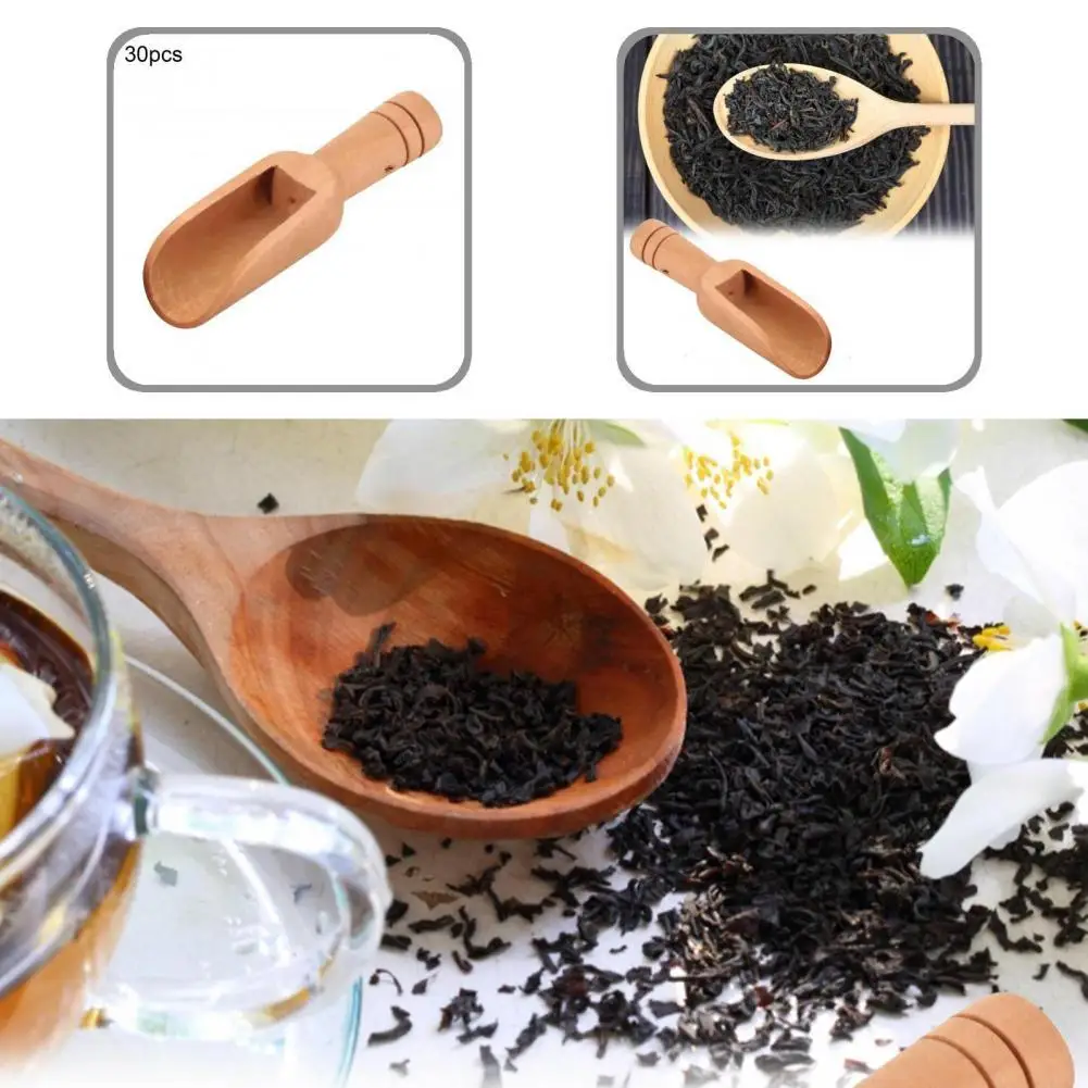 Large Capacity 30Pcs Fashion Flour Spoon Wooden Handle Kitchen Accessories Wood Tea Spoon Tasteless for Kitchen
Large Capacity 30Pcs Fashion Flour Spoon Wooden Handle Kitchen Accessories Wood Tea Spoon Tasteless for Kitchen