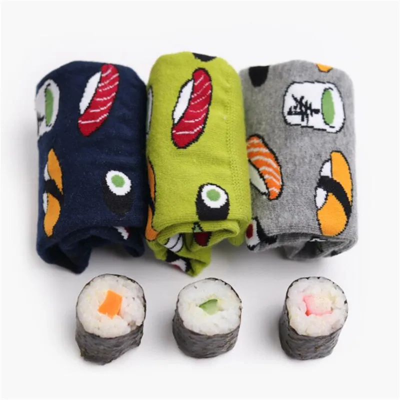 New Harajuku Creative Cartoon Funny Sushi Socks Japanese Women Novelty Female Girl Cotton Cute Sock
New Harajuku Creative Cartoon Funny Sushi Socks Japanese Women Novelty Female Girl Cotton Cute Sock