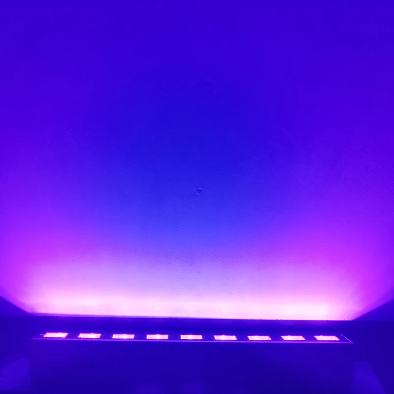 Хэллоуин проектор светодиодный бар светильник s 9x3W УФ Цвет настенный омывающего