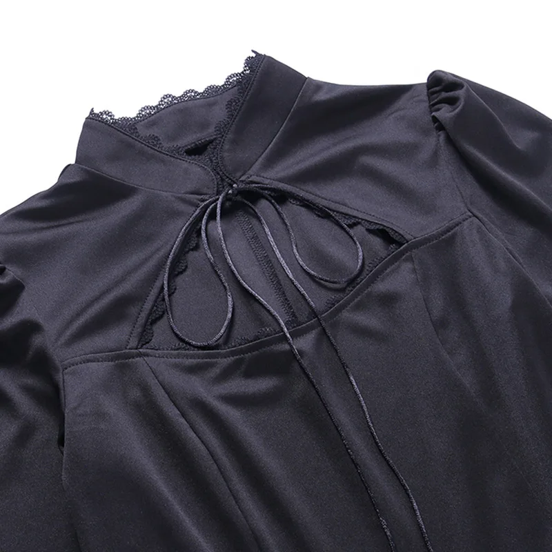 2021 Sexy Hollow Out Black Women Dress Elegant Lace Long Sleeve Side Slit Autumn Casual Party Lady Mini Dress Vestidos
2021 Sexy Hollow Out Black Women Dress Elegant Lace Long Sleeve Side Slit Autumn Casual Party Lady Mini Dress Vestidos