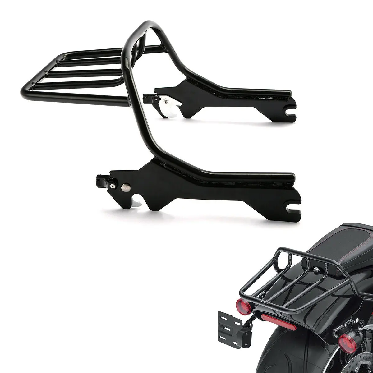 

Motorcycle Two Up Luggage Rack For Harley Breakout FXBR Fat Boy FLFB 2018-2019 Breakout 114 FXBRS 2018-2020 19 Fat Boy 114 FLFBS