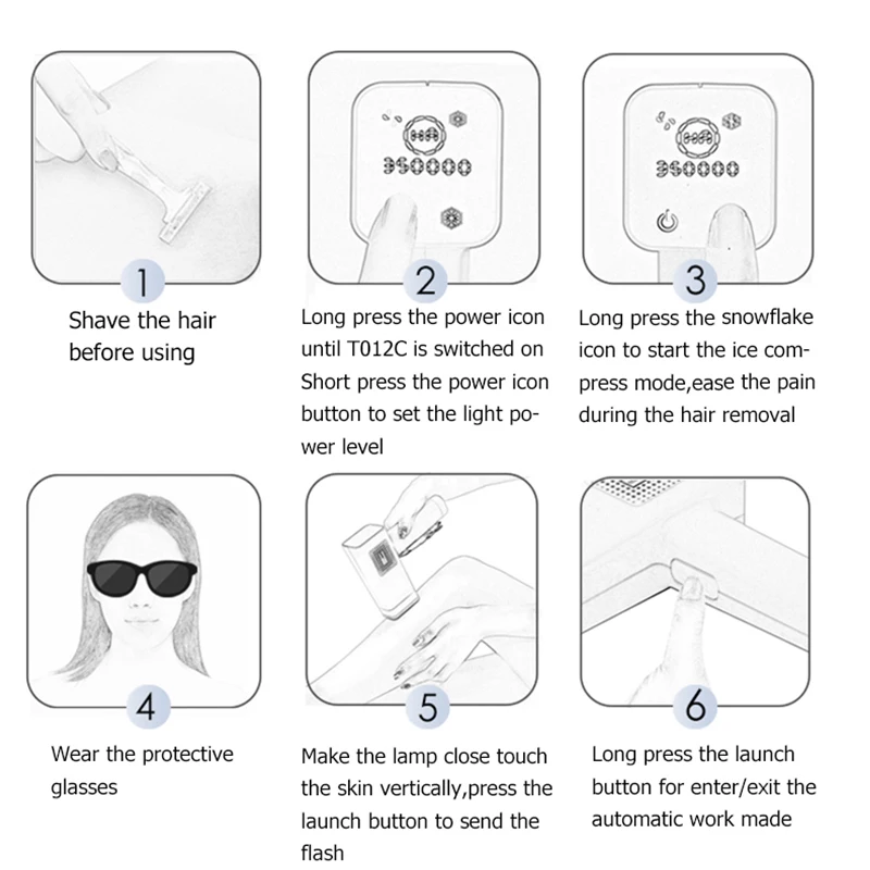 ICE Cold IPL Depilador a Laser Hair Removal Machine Pigmentation Apparatus 350000 Shots Bikini Hair Remover Epilador for Women 
ICE Cold IPL Depilador a Laser Hair Removal Machine Pigmentation Apparatus 350000 Shots Bikini Hair Remover Epilador for Women
