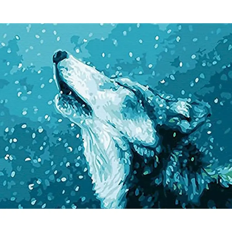 GATYZTORY 60x75cm Frame Wolf Painting By Numbers Acrylic Colorful Animals Hand Painted Oil Paint By Numbers For Home Decor Art
GATYZTORY 60x75cm Frame Wolf Painting By Numbers Acrylic Colorful Animals Hand Painted Oil Paint By Numbers For Home Decor Art