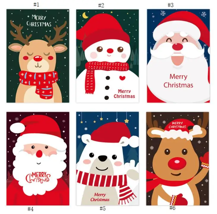 

Творческая поздравительная открытка Санта-Клауса, родственники, друзья и влюбленные отправляют поздравительные открытки друг другу, чтобы приветствовать Вас на наилучший день SN