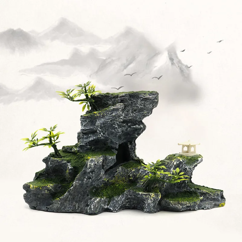 Aapet 1pc Resin Rockery Aquarium Decoration Accessories Artificial Mountain Hill View Rock Decorating Ornament For Fish Tank
Aapet 1pc Resin Rockery Aquarium Decoration Accessories Artificial Mountain Hill View Rock Decorating Ornament For Fish Tank