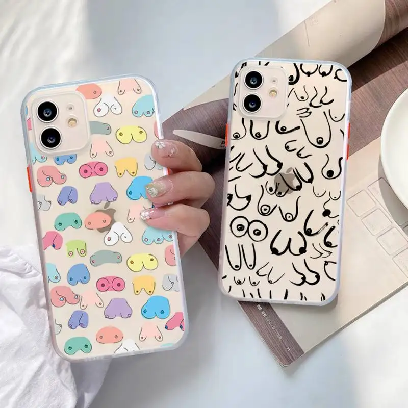 Boobs Art Print Phone Case for iPhone X XR XS 7 8 Plus 11 12 13 pro MAX 13mini Translucent Matte Shockproof Case
Boobs Art Print Phone Case for iPhone X XR XS 7 8 Plus 11 12 13 pro MAX 13mini Translucent Matte Shockproof Case