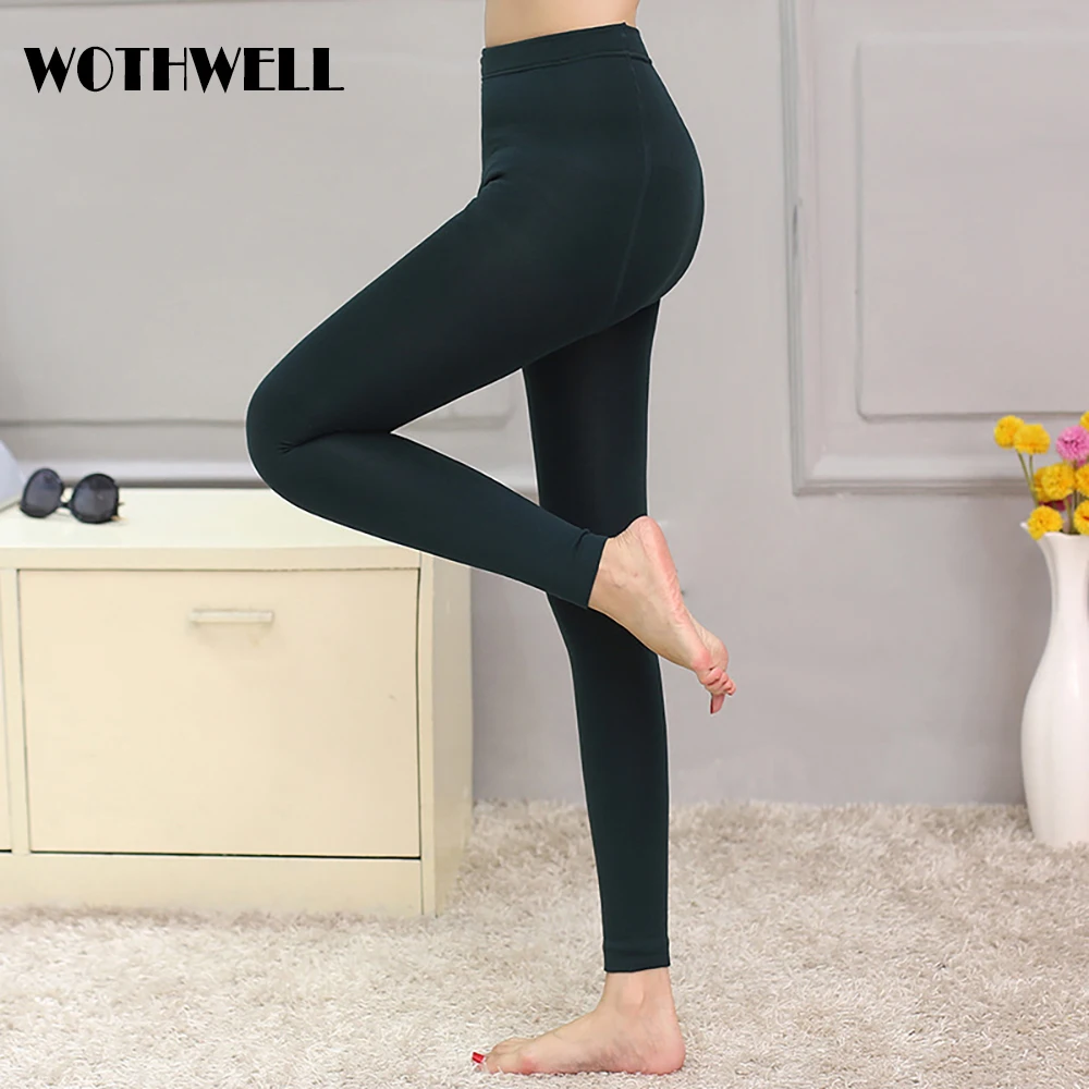 WOTHWELL Women's Shaping Leggings With Buttock High Waist Elasticity Full Length Jeggings Winter Warm Pants Soft Thermal Tights
WOTHWELL Women's Shaping Leggings With Buttock High Waist Elasticity Full Length Jeggings Winter Warm Pants Soft Thermal Tights