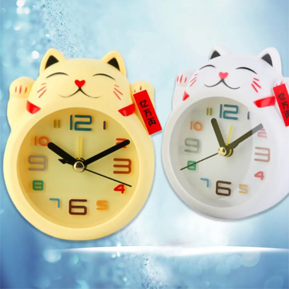 Lucky Cat Clock Feng Shui Figure Clock in Colourful Kids Alarm Clock Student Kids Alarm Clock Tabletop Desktop Home Office Room
Lucky Cat Clock Feng Shui Figure Clock in Colourful Kids Alarm Clock Student Kids Alarm Clock Tabletop Desktop Home Office Room