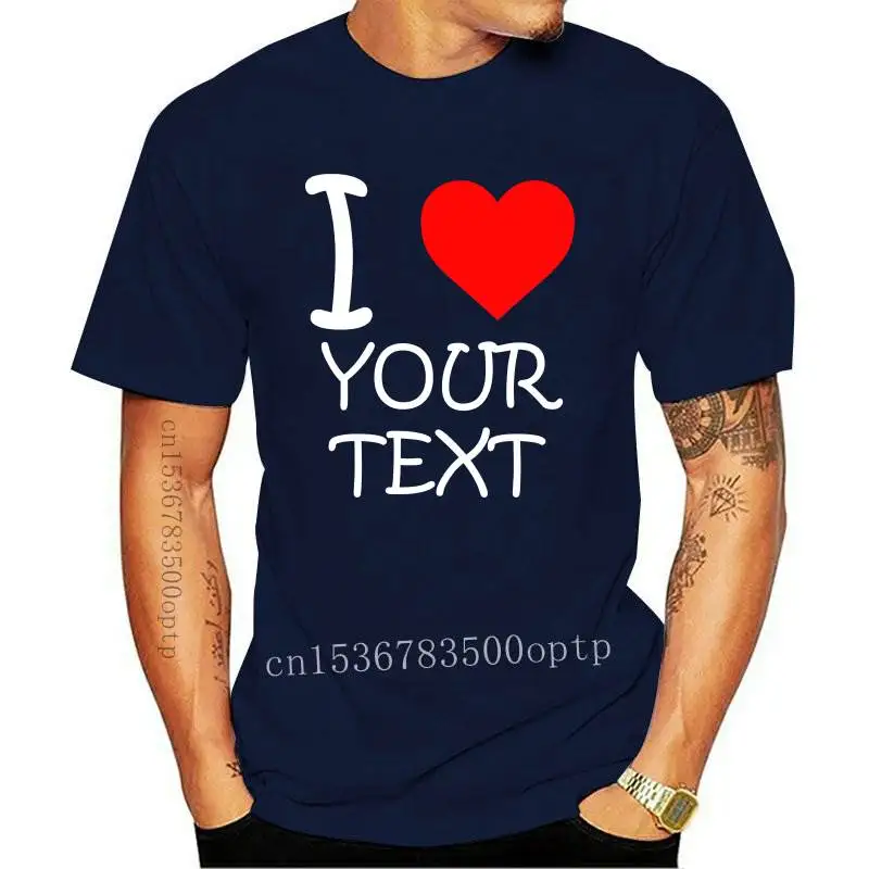 New CUSTOM I love T-shirt Personalised Any Name Your Text Adult UNISEX Tee Top Gift
New CUSTOM I love T-shirt Personalised Any Name Your Text Adult UNISEX Tee Top Gift