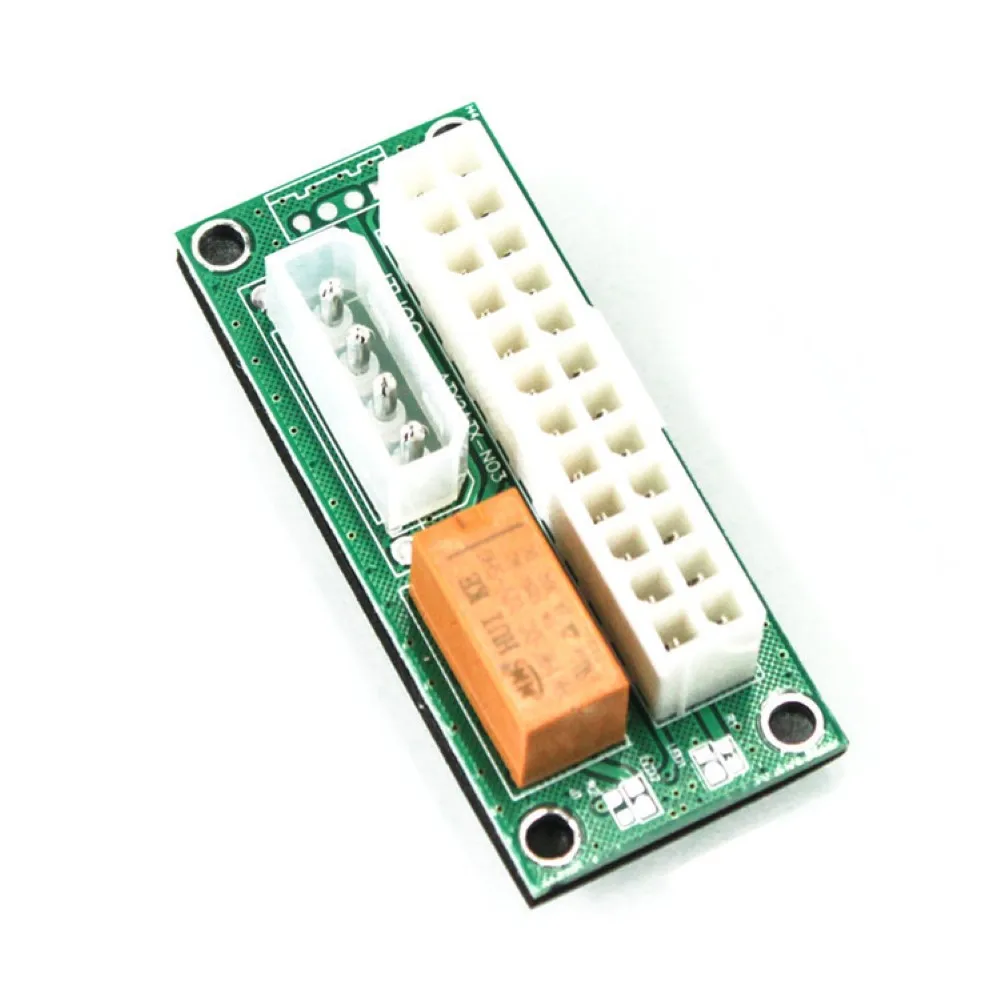 ATX 24Pin to IDE 4Pin Dual Power Start Board Module Synchronous On Controller Card for PC Chassis
ATX 24Pin to IDE 4Pin Dual Power Start Board Module Synchronous On Controller Card for PC Chassis