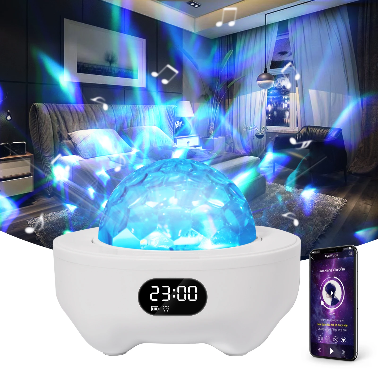 Night Star Projector for Kids Bluetooth Speaker Clock Birthday Christmas Part Gift Boys Girls 6 Rotating Film Starry Lamp
Night Star Projector for Kids Bluetooth Speaker Clock Birthday Christmas Part Gift Boys Girls 6 Rotating Film Starry Lamp