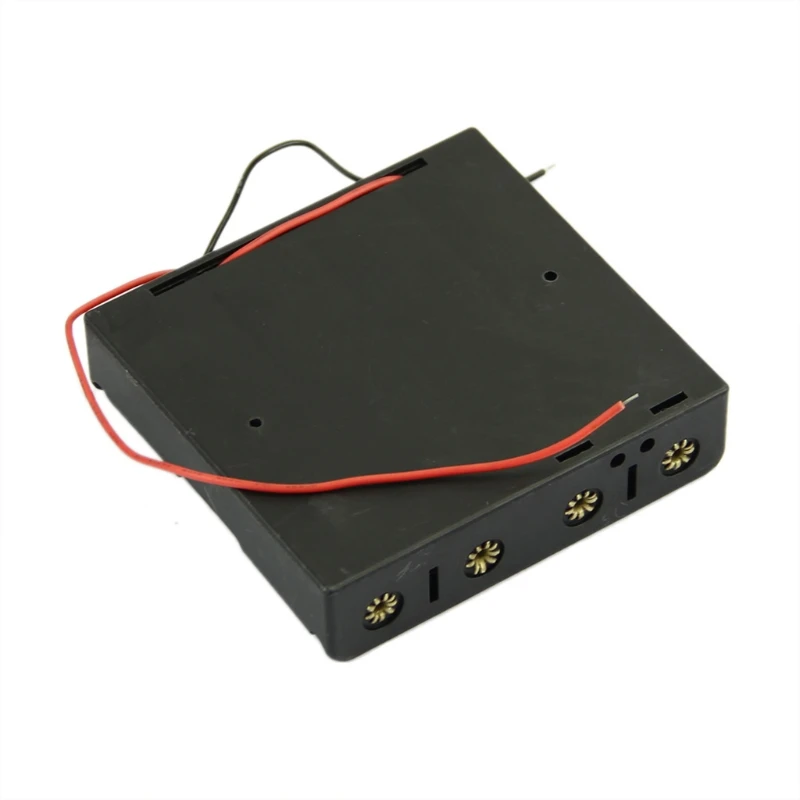 New Battery Storage Case Plastic 4 x 18650 Box Holder Black With 6" Wire Lead 
New Battery Storage Case Plastic 4 x 18650 Box Holder Black With 6" Wire Lead