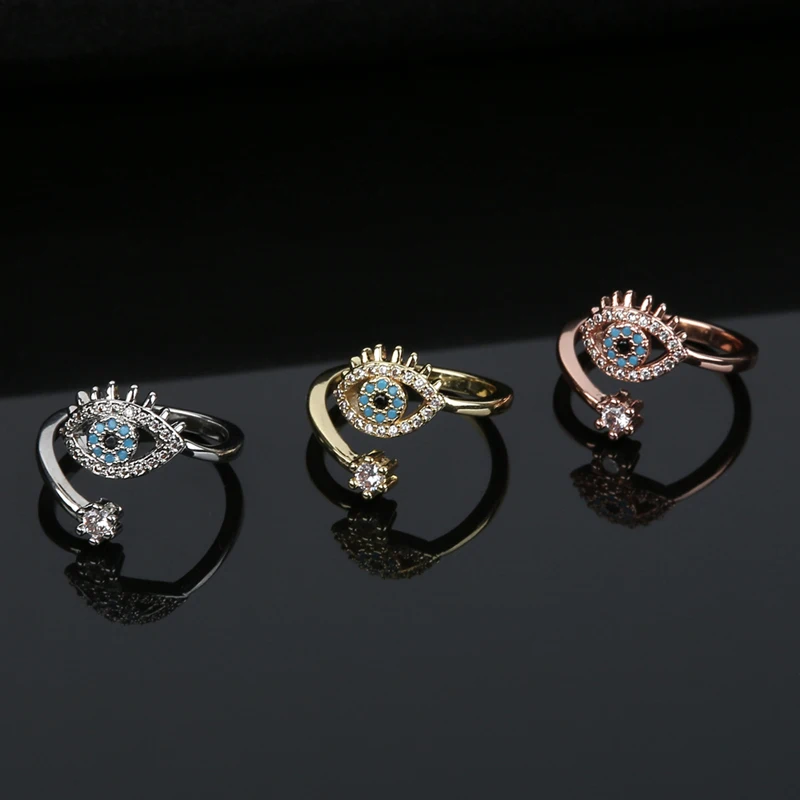 WeSparking Stacking Diamond Rings Adjustable Size Index Finger Jewelry Glamour Vintage Evil Eye For Women Free Shipping Items
WeSparking Stacking Diamond Rings Adjustable Size Index Finger Jewelry Glamour Vintage Evil Eye For Women Free Shipping Items
