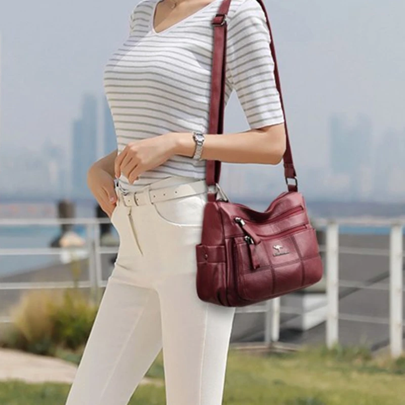Ladies Fashionable Purse and Handbag Luxury Designer Purses and Handbags Full Part Cow Leatehr Bag Famous Brand Designer Satchel
Ladies Fashionable Purse and Handbag Luxury Designer Purses and Handbags Full Part Cow Leatehr Bag Famous Brand Designer Satchel