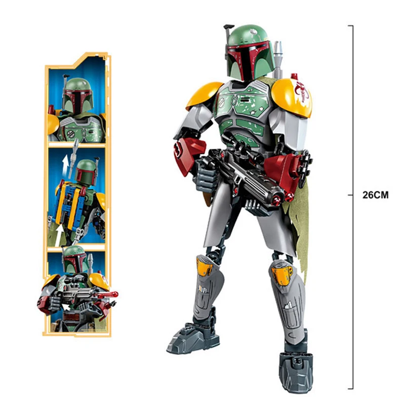 Star Wars Stormtrooper Darth Vader Kailoren Chubacka Boba Jan Goffet General Movable Assembling Dolls Building Blocks Toys
Star Wars Stormtrooper Darth Vader Kailoren Chubacka Boba Jan Goffet General Movable Assembling Dolls Building Blocks Toys