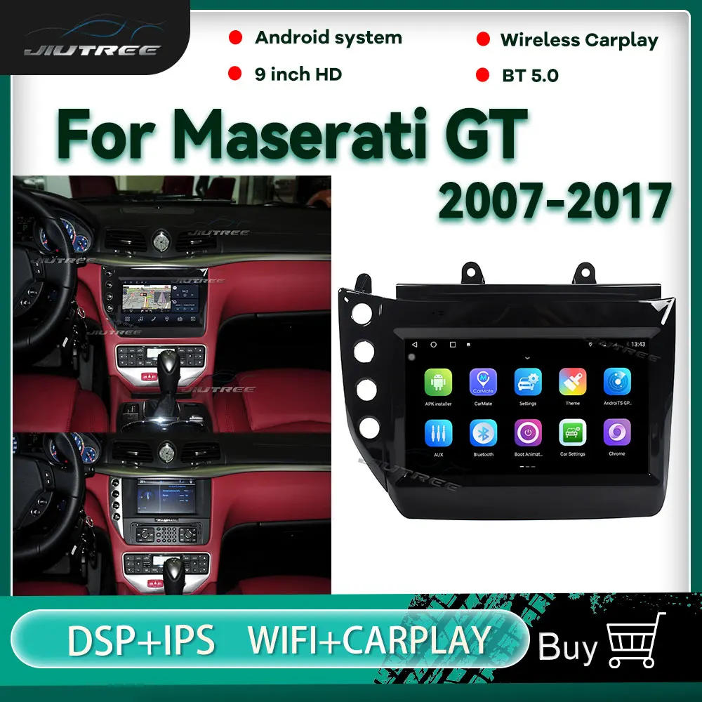 Android10 Horizontal Screen Car Radio For Maserati GT 2007-2017 GPS Navigation Car Multimedia DVD Player Fully Automatic Stereo
Android10 Horizontal Screen Car Radio For Maserati GT 2007-2017 GPS Navigation Car Multimedia DVD Player Fully Automatic Stereo