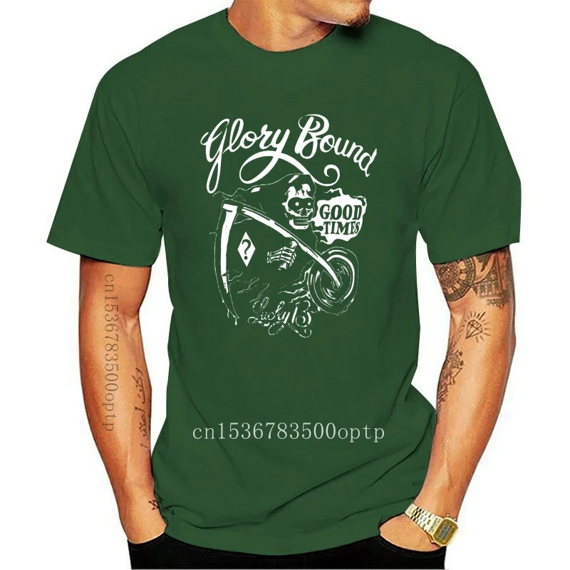 New O neck Fashion Casual High Quality Print T Shirt Lucky 13 Mens Glory Bound T shirt
New O neck Fashion Casual High Quality Print T Shirt Lucky 13 Mens Glory Bound T shirt