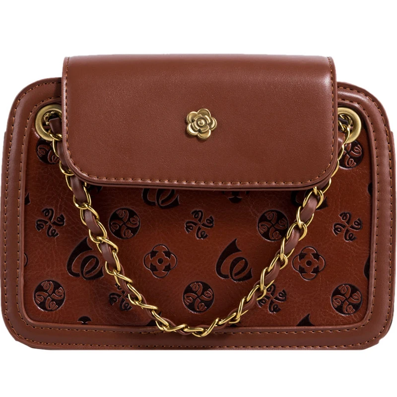 Retro Pu Leather Shoulder Handbag 2021 New Fashion Texture Single Shoulder Bag Simple and Versatile Straddle Chain Bag
Retro Pu Leather Shoulder Handbag 2021 New Fashion Texture Single Shoulder Bag Simple and Versatile Straddle Chain Bag