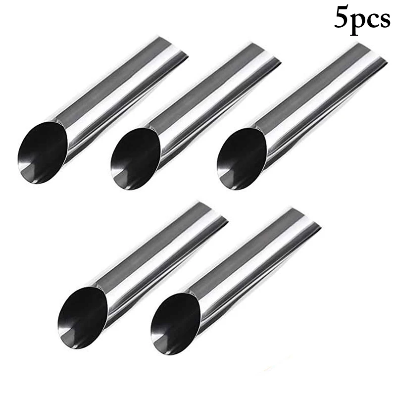justdolife 5PCS Cannoli Tubes Non-stick Large stainless Steel Cream Horn Mold Pastry Mold Cookie Dessert Kitchen Baking Tool
justdolife 5PCS Cannoli Tubes Non-stick Large stainless Steel Cream Horn Mold Pastry Mold Cookie Dessert Kitchen Baking Tool