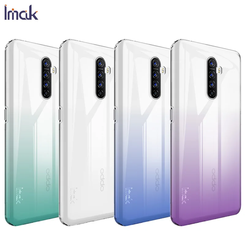 Подушка безопасности градиентный цвет для OPPO Reno Ace Realme X2 Pro Чехол IMAK Мягкий ТПУ