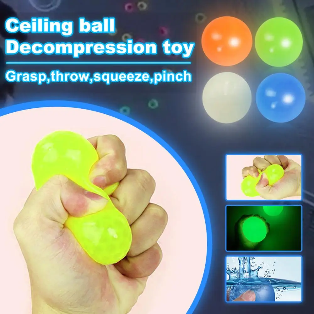 3Pcs/Set Squishy Toys Sticky Wall Ball Fun Target Ball Sticky Ball Squeezing Decompression Ceiling Ball Gifts For Sale
3Pcs/Set Squishy Toys Sticky Wall Ball Fun Target Ball Sticky Ball Squeezing Decompression Ceiling Ball Gifts For Sale