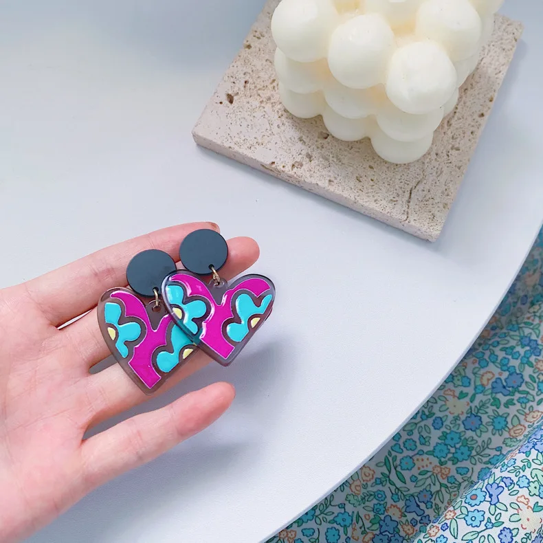 For Women Fashion Jewelry Wholesale New Y2K Harajuku Purple Peach Heart Earrings Blue Flower Cute Daisy Acrylic Vintage Earrings
For Women Fashion Jewelry Wholesale New Y2K Harajuku Purple Peach Heart Earrings Blue Flower Cute Daisy Acrylic Vintage Earrings