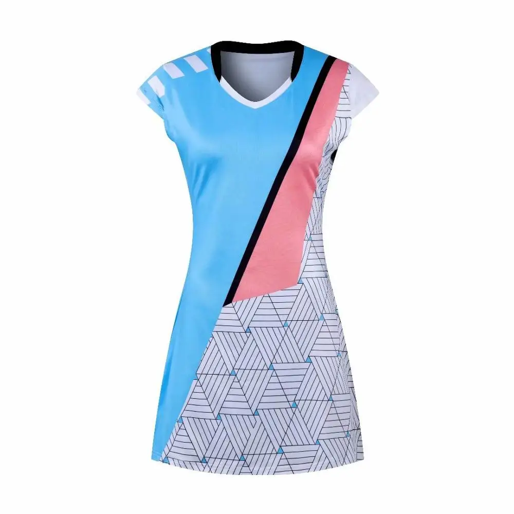 Badminton Women tennis Dress shirt Quick Dry Short-Sleeve Table Tennis Training Breathable running Sport dress For Female
Badminton Women tennis Dress shirt Quick Dry Short-Sleeve Table Tennis Training Breathable running Sport dress For Female
