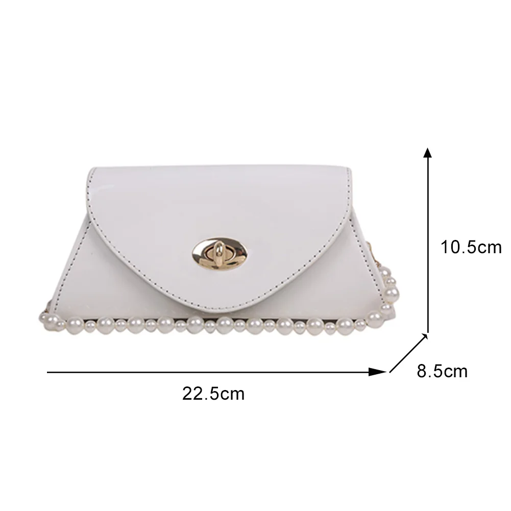 New Fashion PU Leather Small Crossbody Bags For Women Pearl Chain Handbags Solid Color Casual Ladies Shoulder Messenger Bags
New Fashion PU Leather Small Crossbody Bags For Women Pearl Chain Handbags Solid Color Casual Ladies Shoulder Messenger Bags